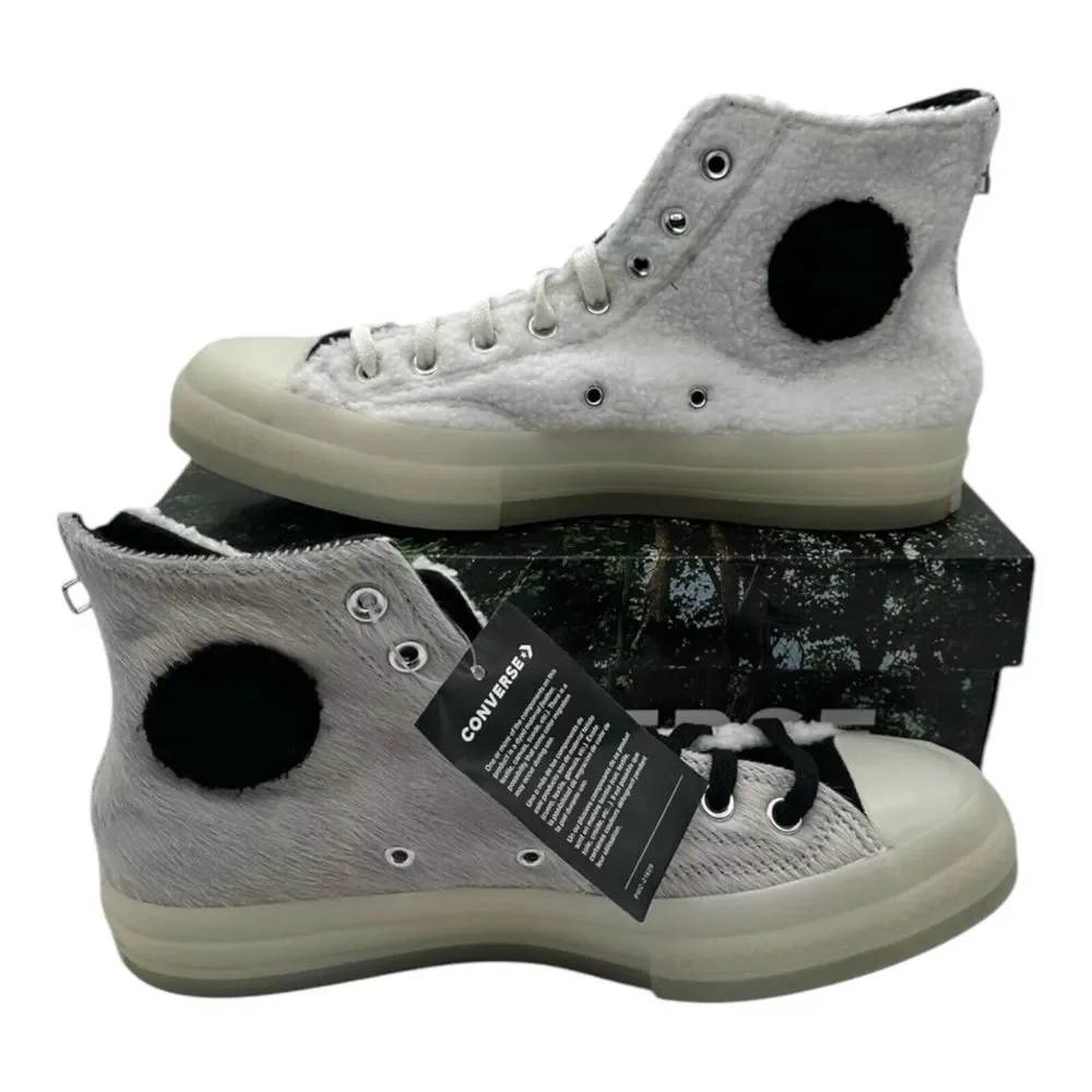 Converse CLOT x Chuck 70‎ High Giant Panda Shoes Mens 9 Womens 11 Black White